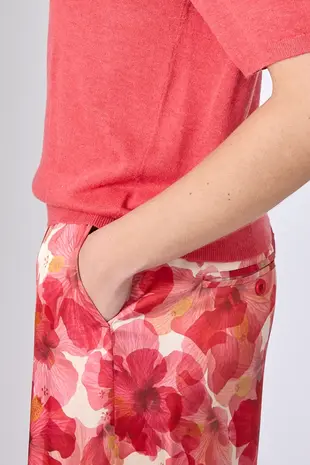 Corel Amsterdam Nola pants Shine Rosa - Rosa Corel Amsterdam Nola pants Shine Rosa - Rosa