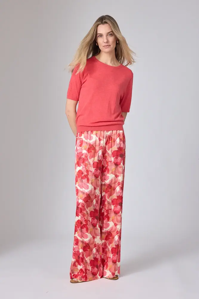 Corel Amsterdam Nola pants Shine Rosa - Rosa Corel Amsterdam Nola pants Shine Rosa - Rosa