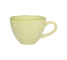 U.N.C. Good Morning Cup Cappucino /Tea Sculpted - Pale Green