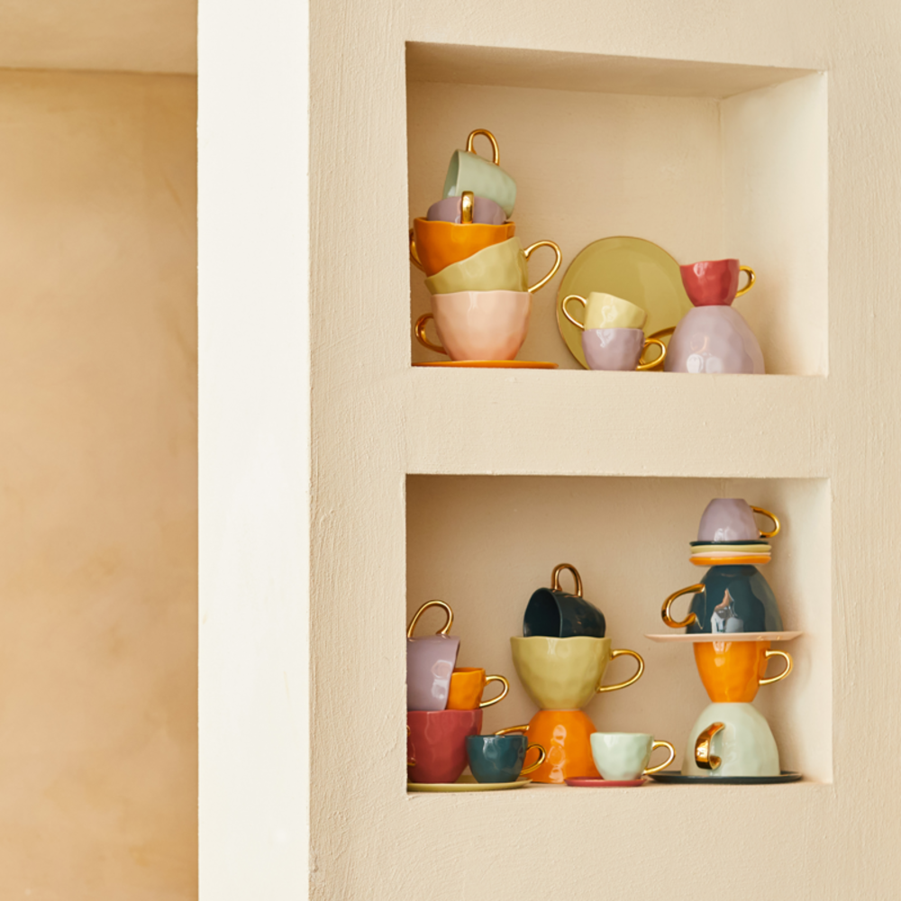 U.N.C. Good Morning Cup Cappucino /Tea - old pink