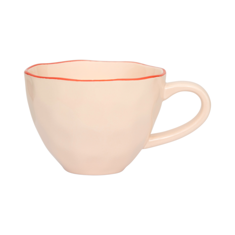 U.N.C. Good Morning Cup Cappucino /Tea Sculpted - Old pink