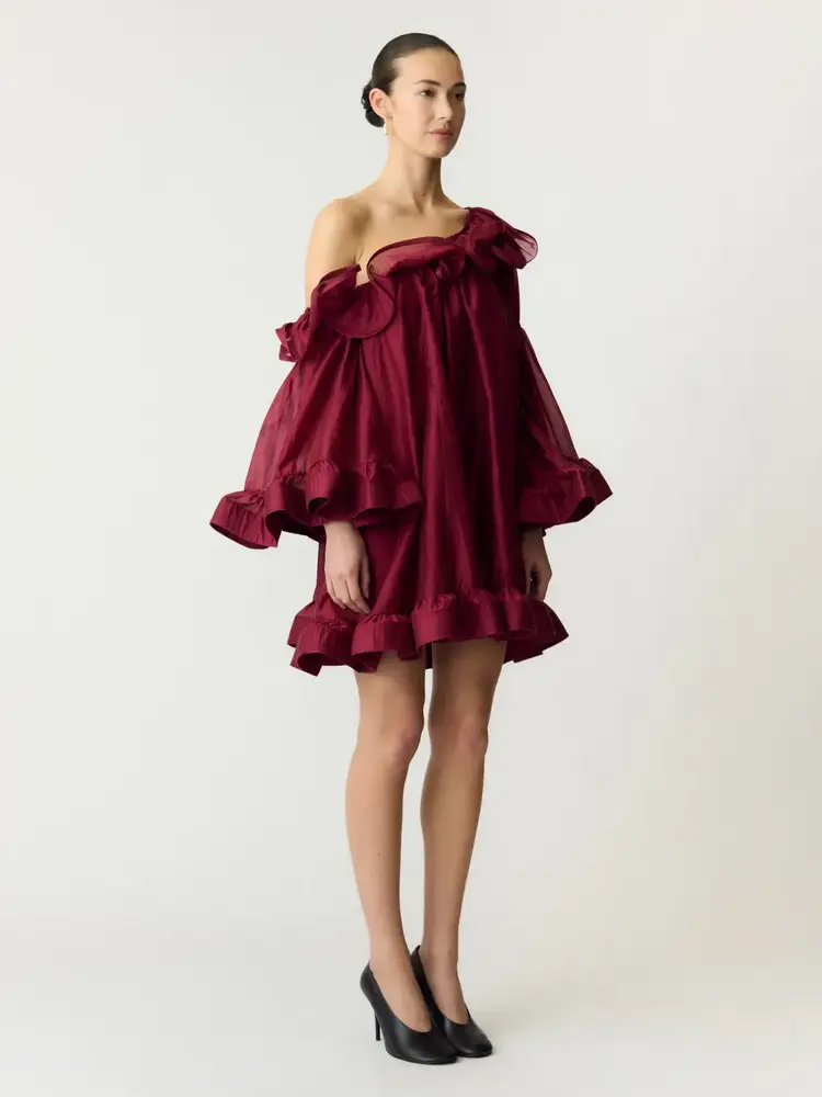YAS Fallulah O/S Dress - Rhodondendron