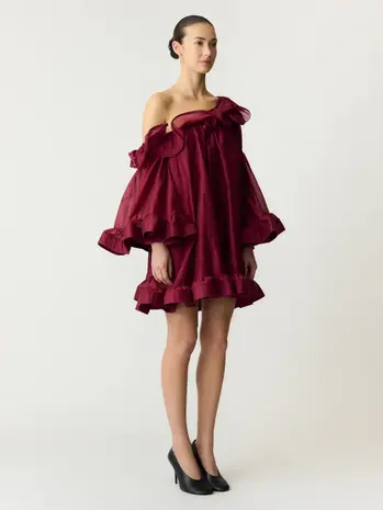 YAS Fallulah O/S Dress - Rhodondendron