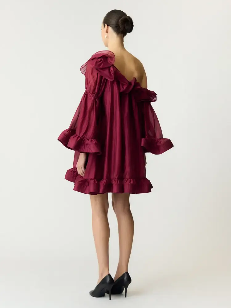 YAS Fallulah O/S Dress - Rhodondendron