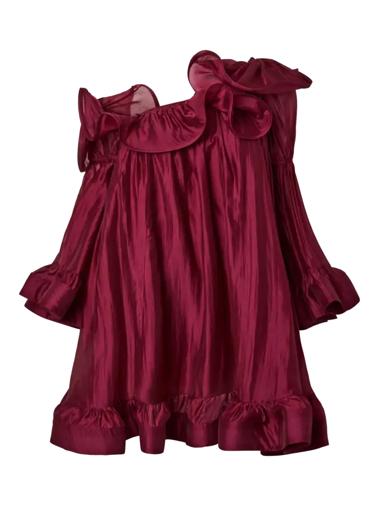 YAS Fallulah O/S Dress - Rhodondendron