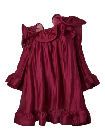 YAS Fallulah O/S Dress - Rhodondendron