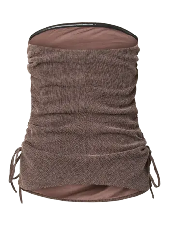 YAS Ibela Tube Top - Coffee Bean