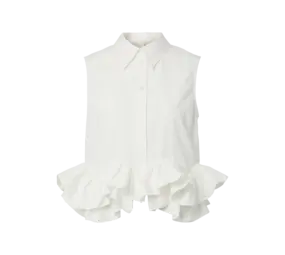 YAS Torina SL Shirt - Star White