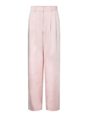 YAS Vima HW Satin Pants - Ballerina