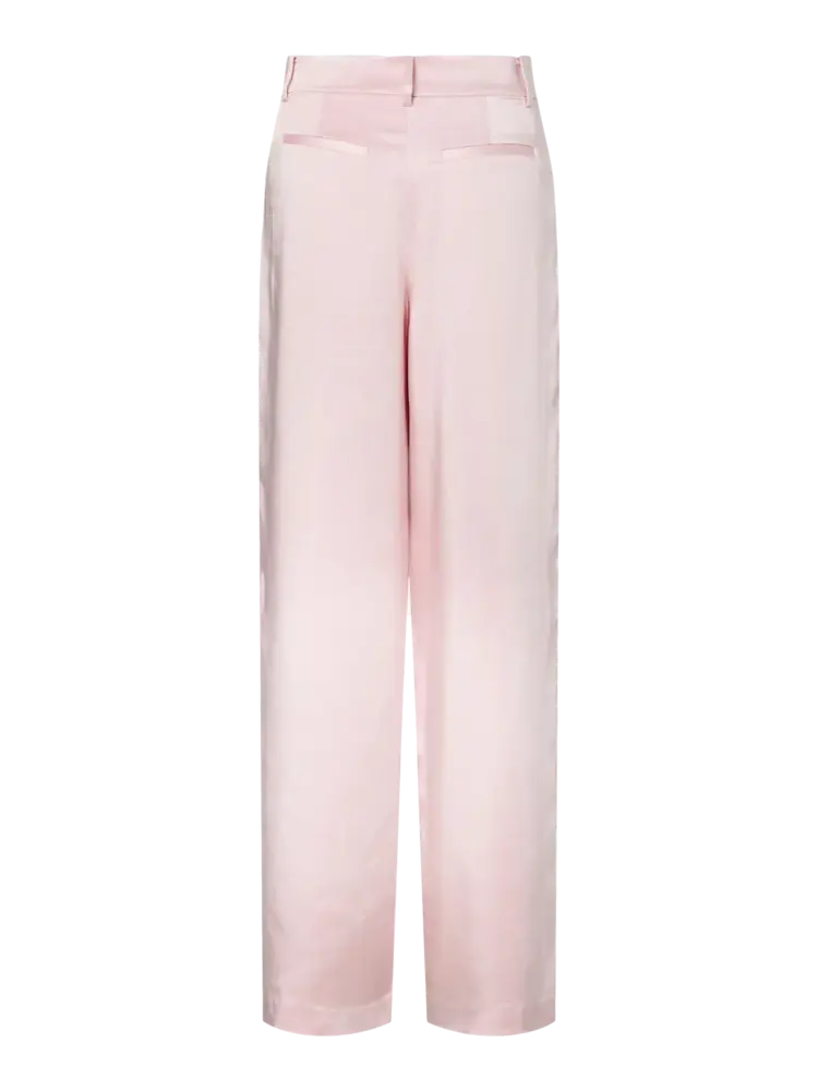 YAS Vima HW Satin Pants - Ballerina