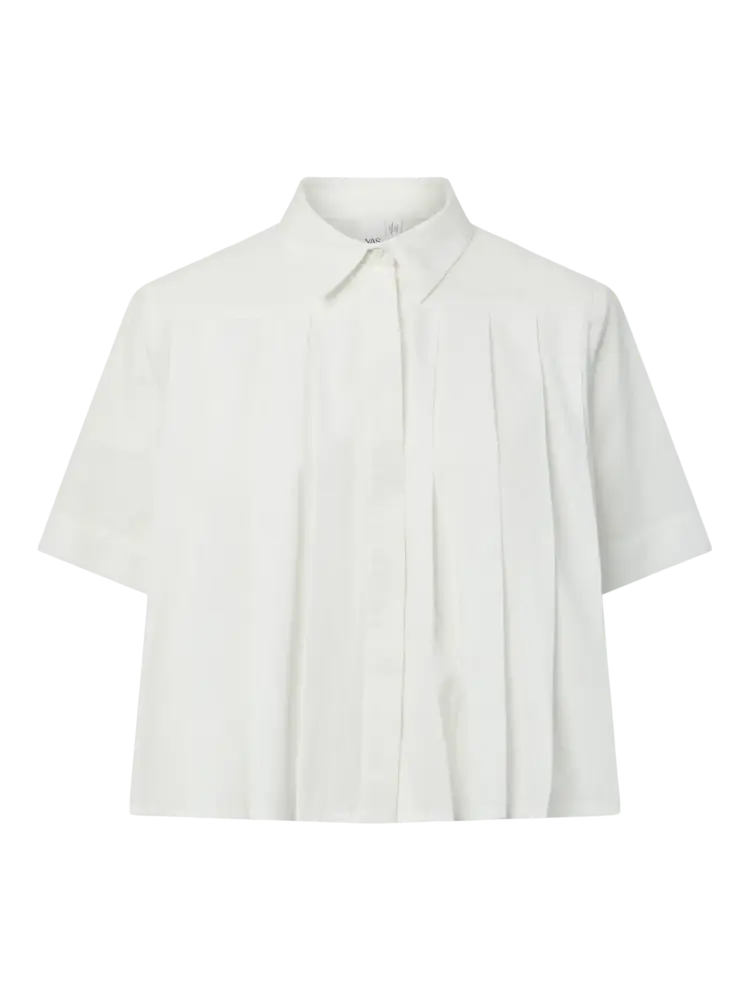 YAS Skyma Short Shirt - Star White