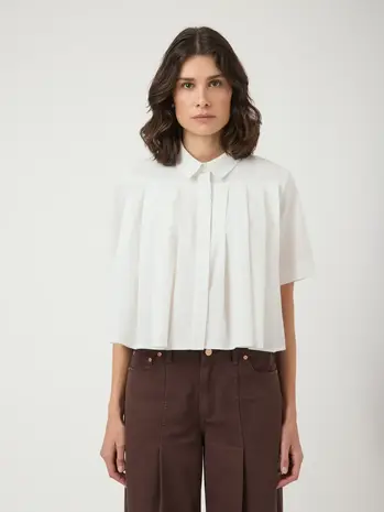 YAS Skyma Short Shirt - Star White