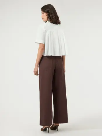 YAS Skyma Short Shirt - Star White