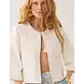 Summum Woman Jacket Embroidery - Ivory