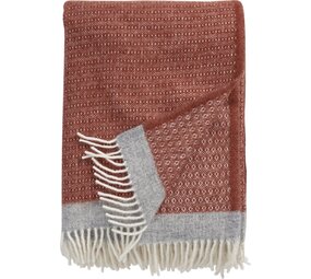 Klippan Plaid Harald - Rust/grey