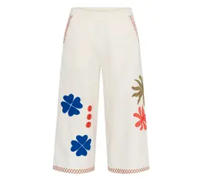 Culture Chrestella Cropped Pants - Spring Gardenia