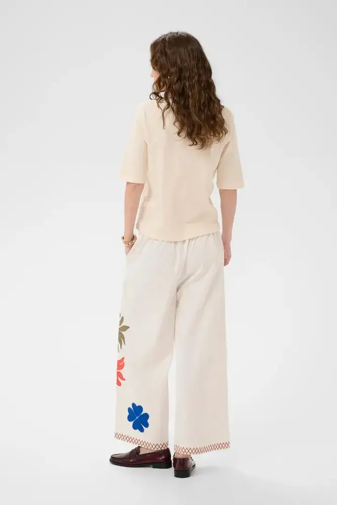 Culture Chrestella Cropped Pants - Spring Gardenia