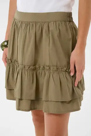 Culture Kipa Olena Skirt - Dusky Green