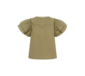 Culture Kipa Olena Blouse - Dusky Green