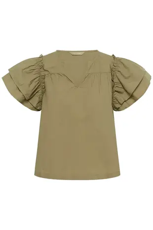 Culture Kipa Olena Blouse - Dusky Green