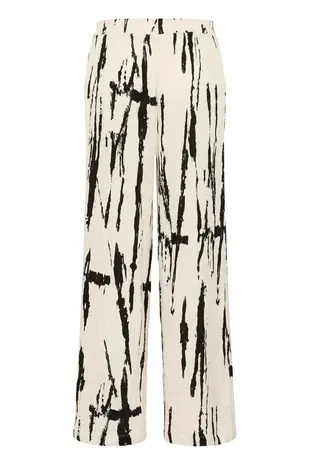 Culture Ora Pants - White/Black Mix