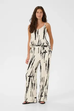 Culture Ora Pants - White/Black Mix