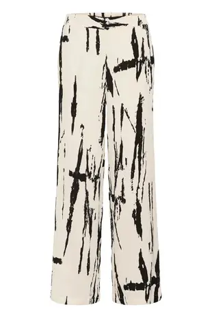 Culture Ora Pants - White/Black Mix