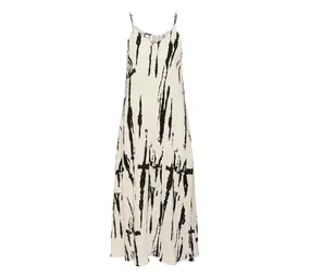 Culture Ora Strap Dress - White/Black Mix