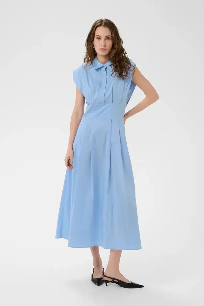 Culture Malue Antoinett Long Dress - Forever Blue