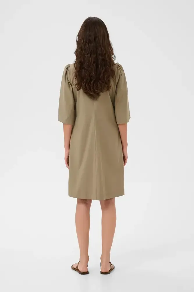 Culture Bendine Dress - Dusky Green