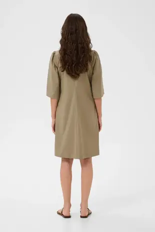 Culture Bendine Dress - Dusky Green