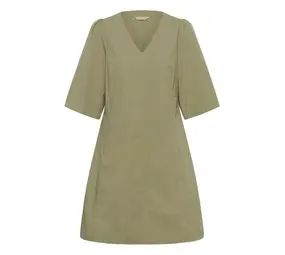 Culture Bendine Dress - Dusky Green