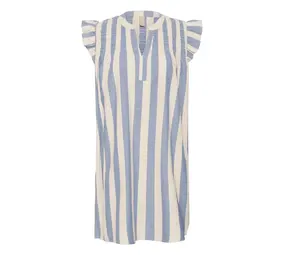 Culture Kapina Dress - Whitecap/Blue Stripe