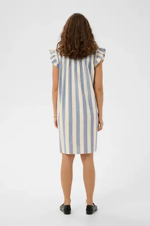 Culture Kapina Dress - Whitecap/Blue Stripe