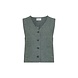 MSCH Viana Ginia V Neck Waistcoat - Laurel Wreath Melange