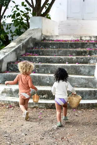 Lässig Swim Diaper Stripes -Purple/Sea salt