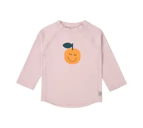Lassig Long Sleeve Rashguard - Orange/Pale  pink