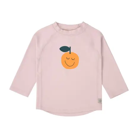 Lässig Long Sleeve Rashguard - Orange/Pale  pink