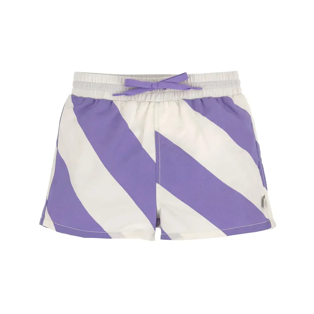 Lassig Boardie Shorts Stripes - Purple/Sea salt
