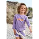 Lassig Boardie Shorts Stripes - Purple/Sea salt