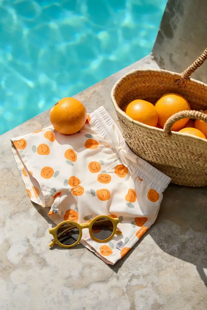 Lässig Boardie Shorts - Orange sea salt