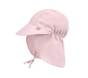 Lassig Sun Protection Flap Hat - Pale pink