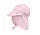 Sun Protection Flap Hat - Pale pink