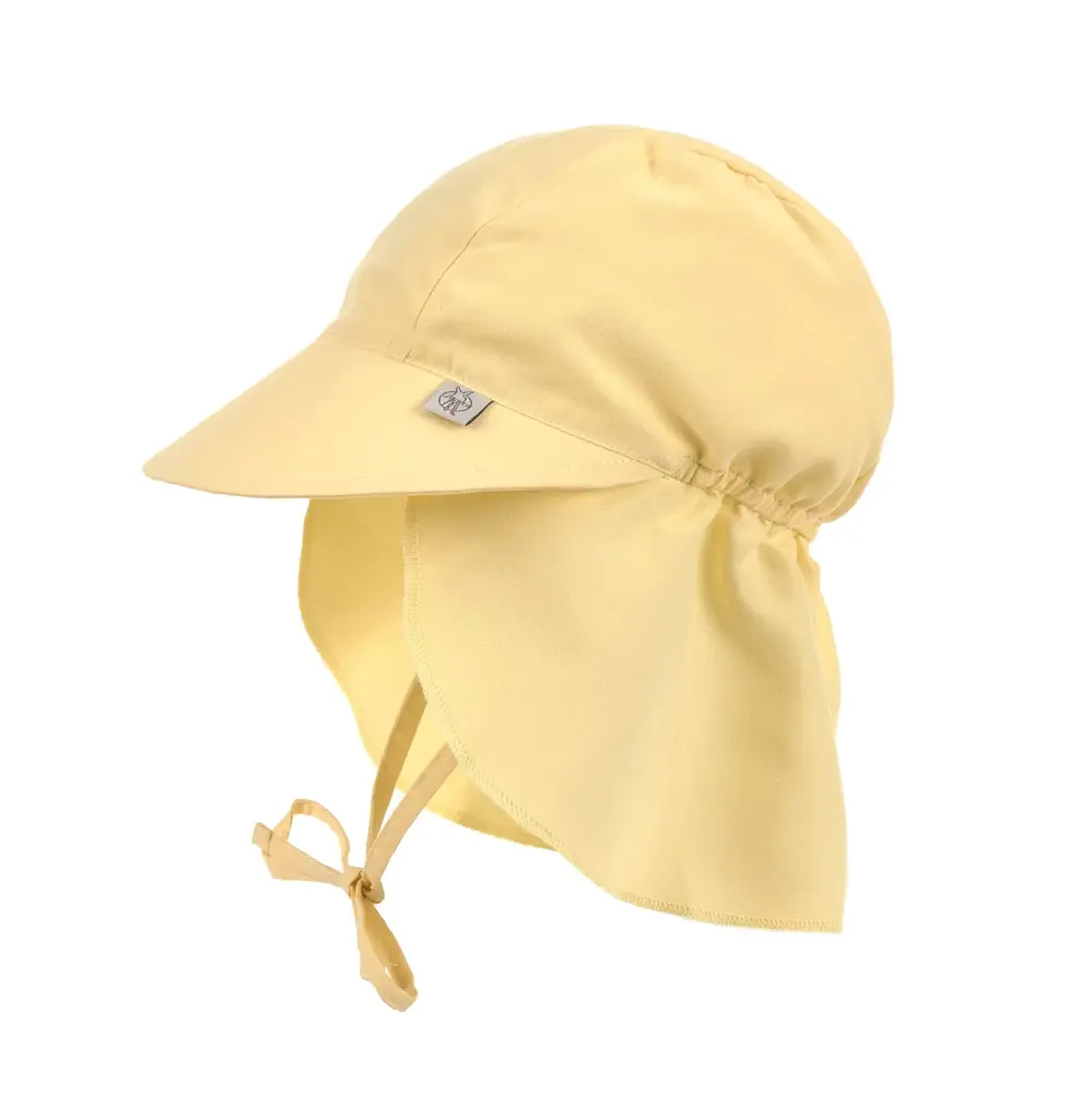 Lässig Sun Protection Flap Hat - Pale yellow