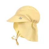 Lassig Sun Protection Flap Hat - Pale yellow