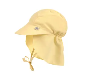Lassig Sun Protection Flap Hat - Pale yellow