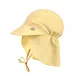 Lässig Sun Protection Flap Hat - Pale yellow