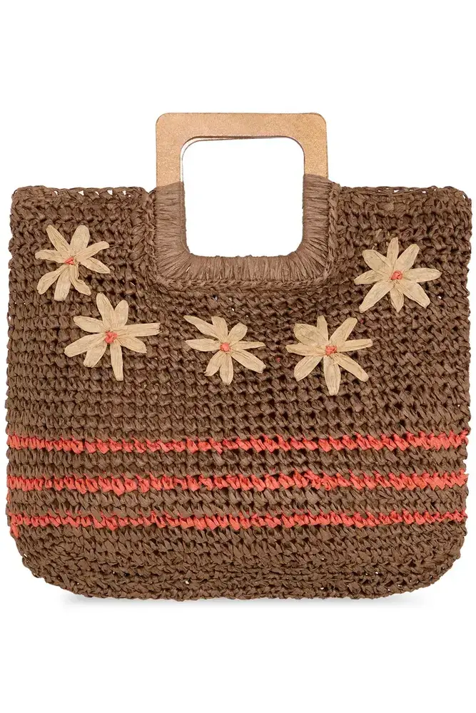 ICHI Carla Bag - Golden Brown