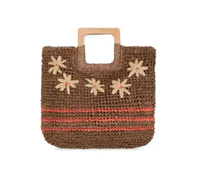 ICHI Carla Bag - Golden Brown