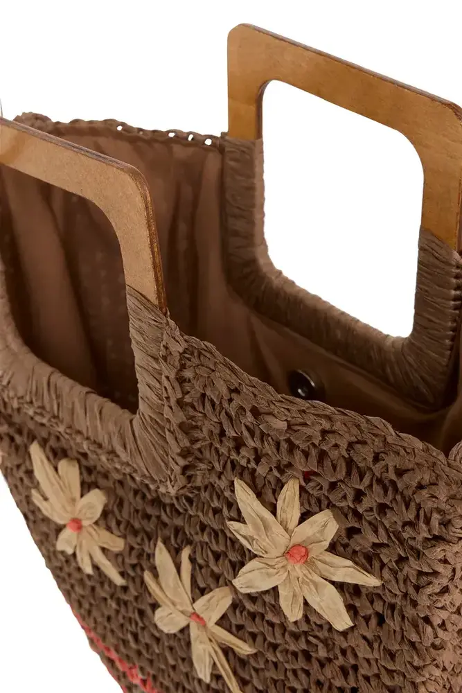 ICHI Carla Bag - Golden Brown